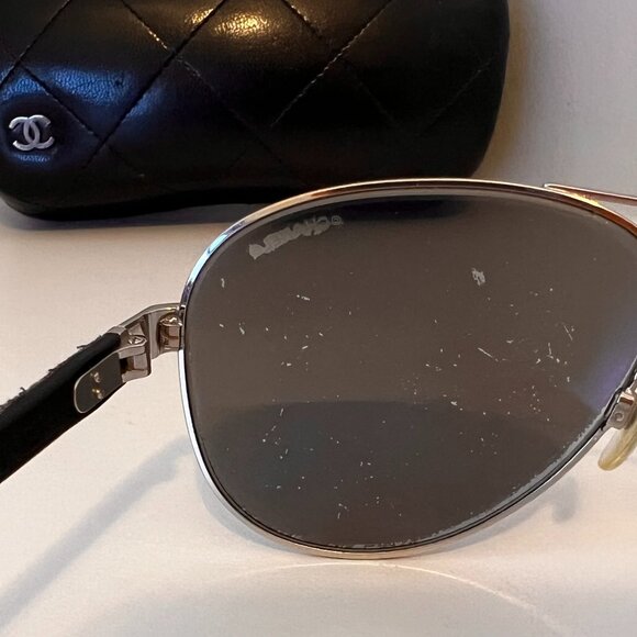 CHANEL Mirrored Aviator Sunglasses main image 5